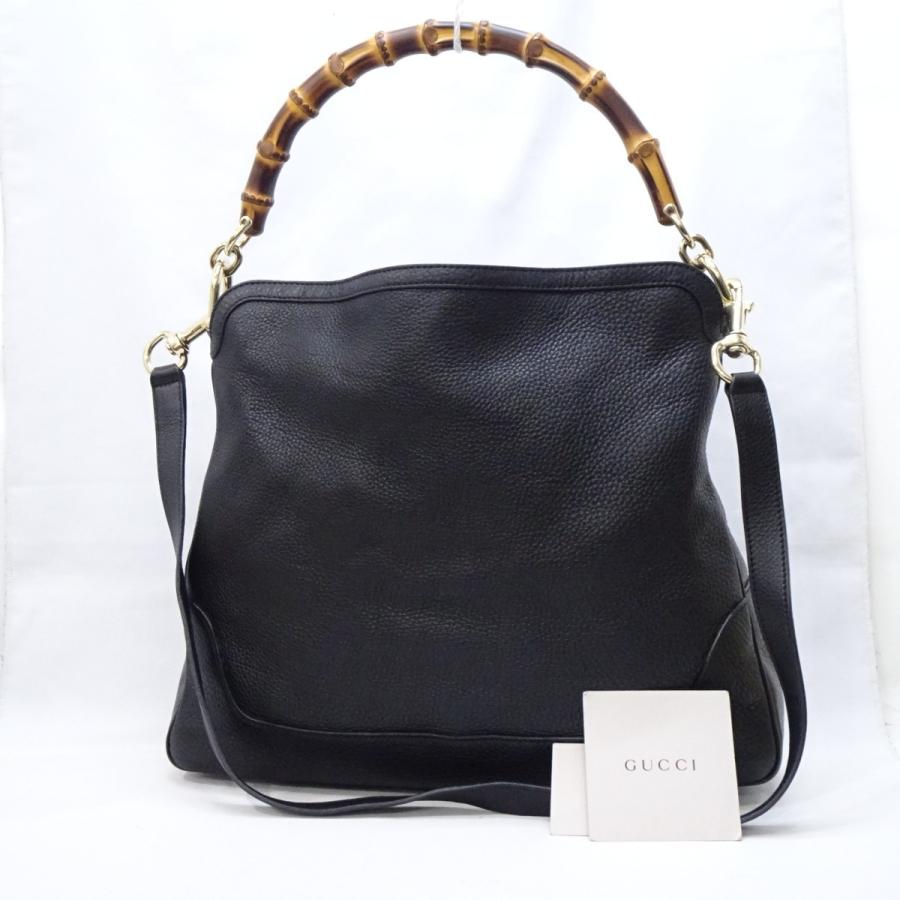 yuri0715様 GUCCI 【USED】GUCC グッチ ソフトレザー 282315 バンブー 2Way