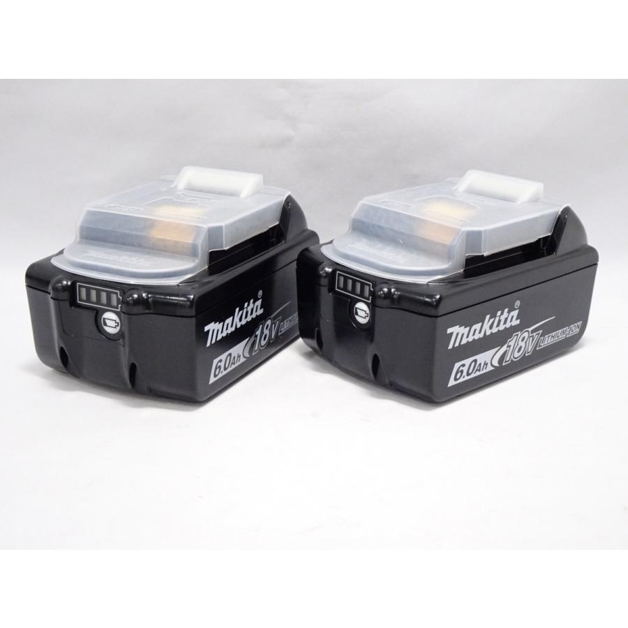 【新品】マキタ　純正　18V　6.0Ah　バッテリー2個セット　BL1860B　　残量表示・雪マーク  ★24