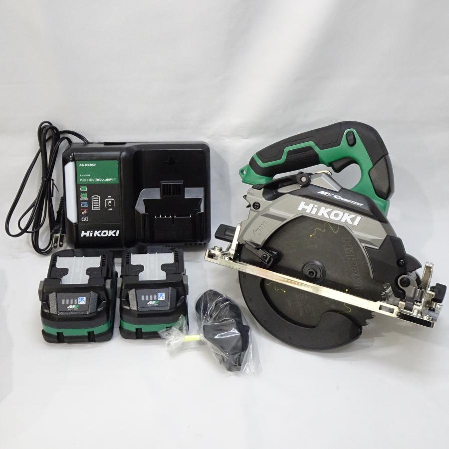 新品】HiKOKI ハイコーキ 36V 2.5Ah 165mm コードレス丸のこ C3606DB  