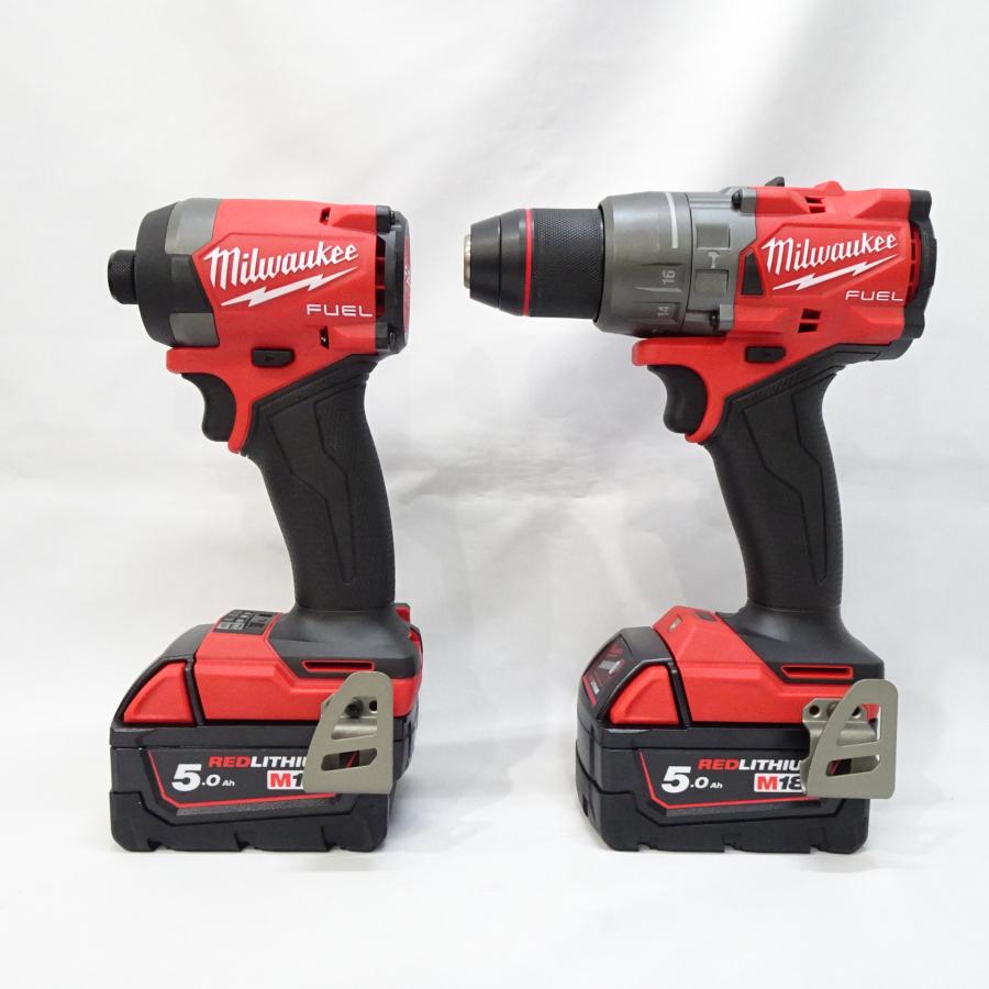 【新品】Milwaukee ミルウォーキー 18V 5.0Ah インパクトドライバ+振動ドリル セット M18 FPP2A3502P