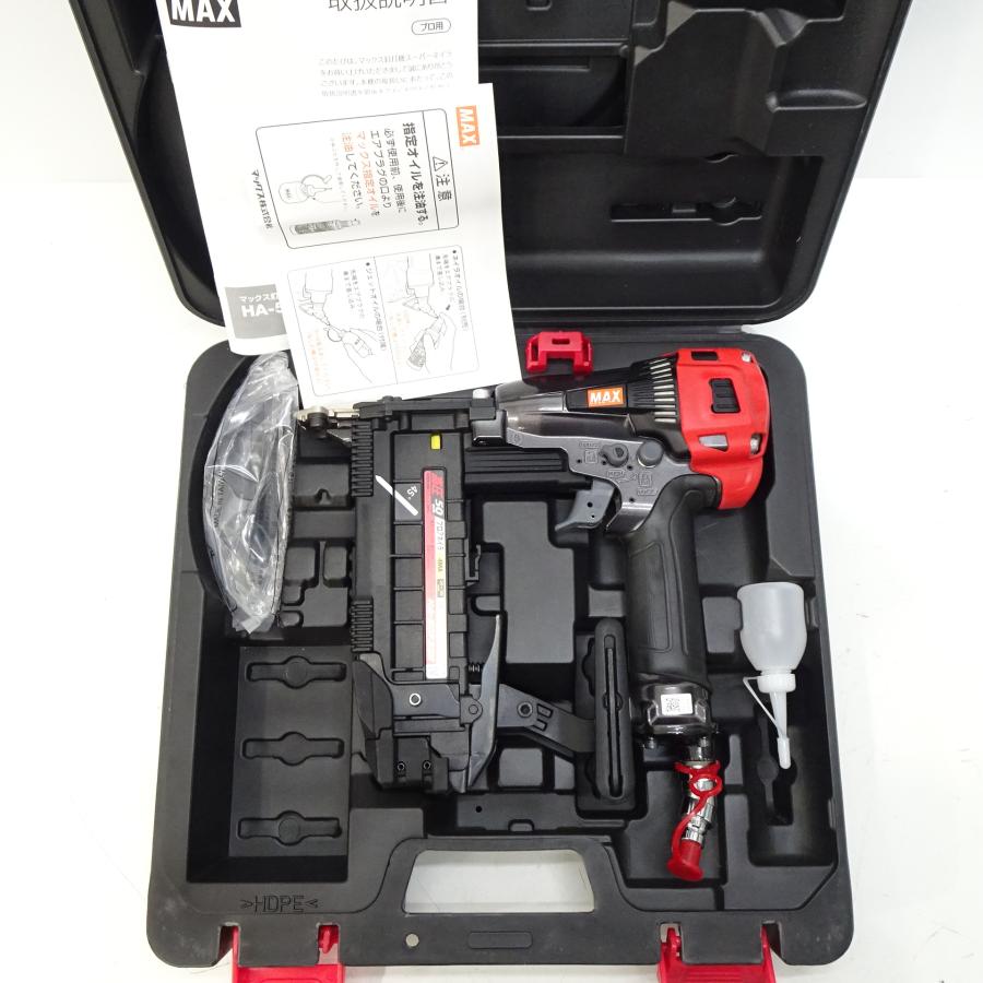 マックス（MAX） 【美品】MAX 高圧 50mm フロアネイラ HA-50F3（D 