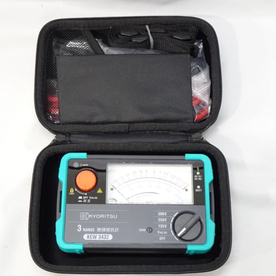 共立電気計器 【USED】KYORITSU 共立 絶縁抵抗計 3432-JP KEW3432 500V
