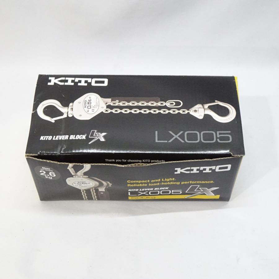 新品未使用】KITO キトー レバーブロックLX形 LX005 1個 500kg 0.5t 