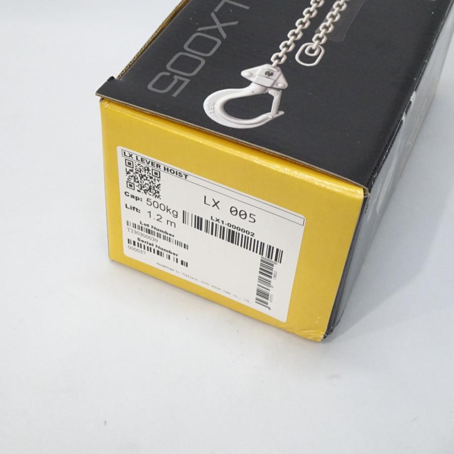 新品未使用】KITO キトー レバーブロックLX形 LX005 1個 500kg 
