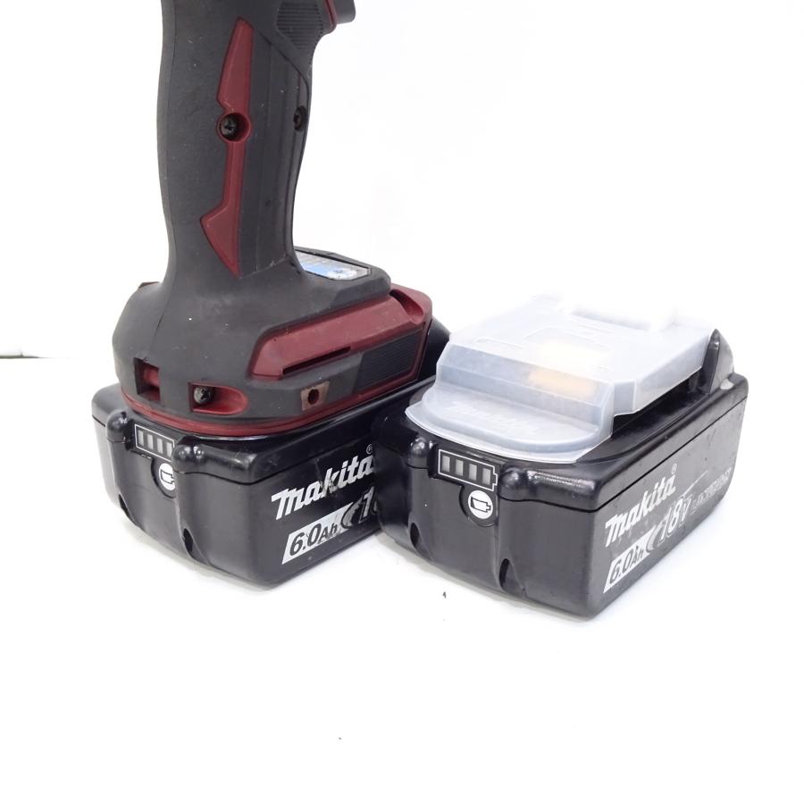 マキタ　18V 6.0Ah インパクトドライバ　TD172DGX 【シャロー】 AR レッド　TD172D　本体+バッテリ2個+充電器+ケース　フルセット
