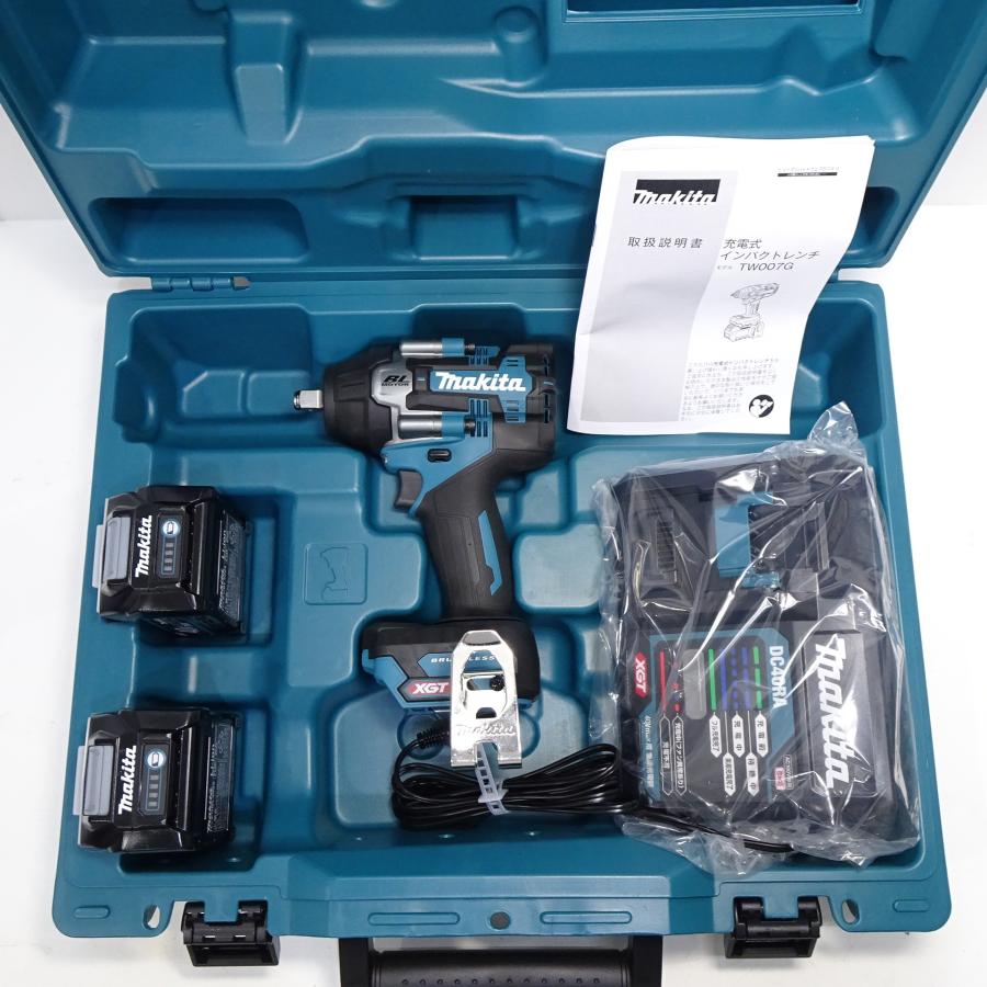 マキタ 【新品】makita 40V 2.5Ah 充電式インパクトレンチ TW007GRDX 