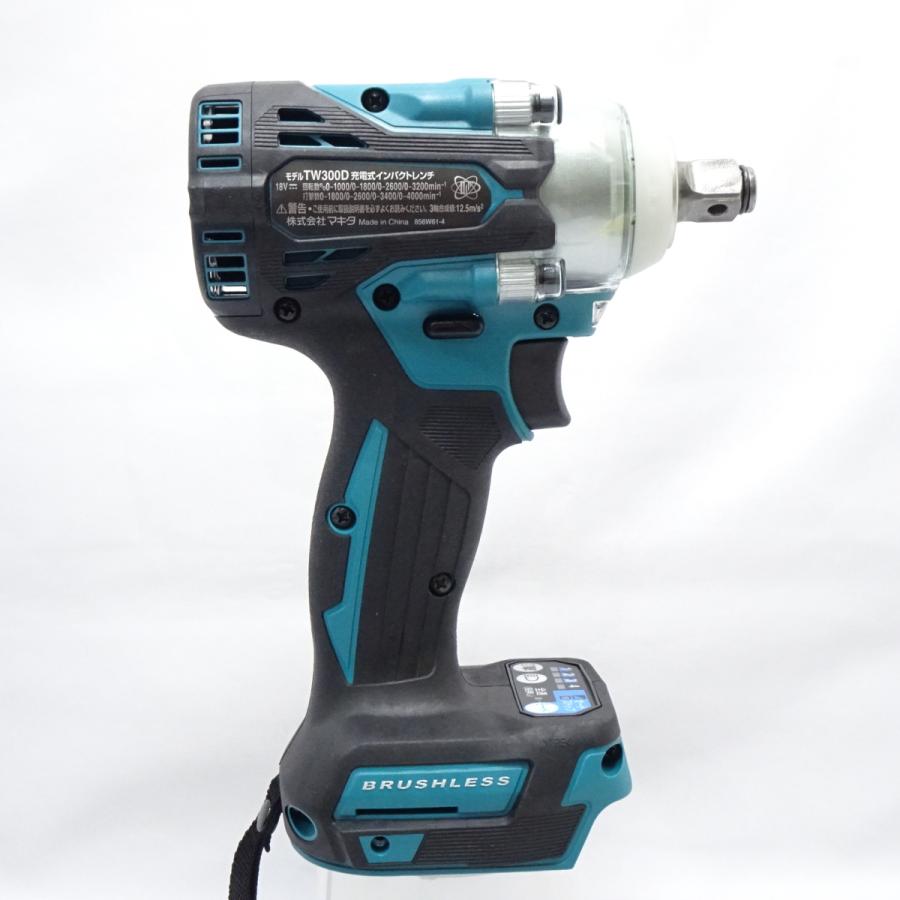 【新品】makita マキタ 18V 充電式インパクトレンチ　TW300D　TW300DZ　ブルー　青　本体　ケース　★5　 最大締付けトルク300N・m　4段切