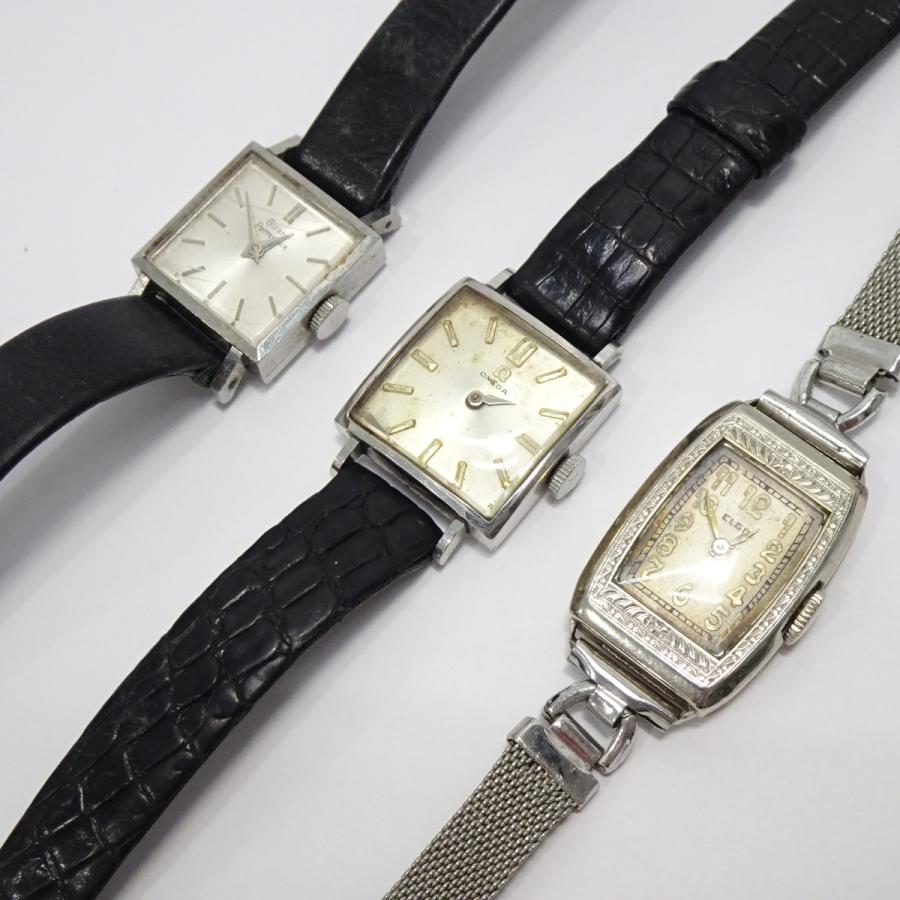 OMEGA エルジン オメガ ジラールペルゴ 機械式腕時計 3点セット 手 