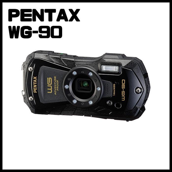 RICOH PENTAX WG-90 デジタルカメラ ブラック 未使用品 Ricoh Pentax WG-90 Digital Camera (Black) 02136 B&H Photo Video