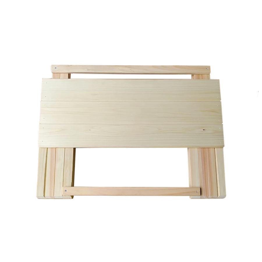 ヒノキ 折りたたみ キャンプテーブル アウトドア べランピング |  | 02