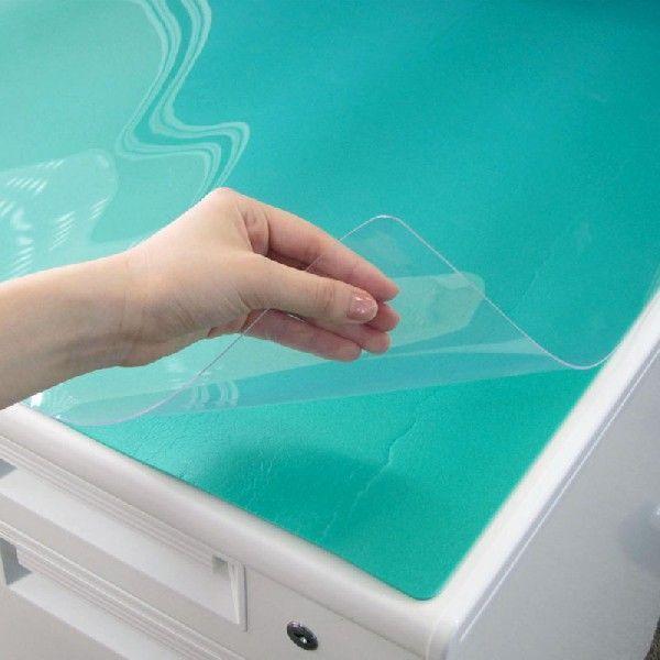 【W1200mmタイプ】　塩ビデスクマット（中）　下敷き付き　DM-127W | PLUS