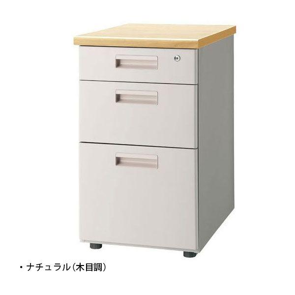 【GTシリーズ/奥行600mm】　脇机（３段）　GT-463WTR　W410×D600×H700mm_2