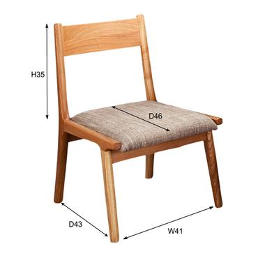 モタダイニングチェア　　HOC-331GR　W48×D55×H70×SH37cm |  | 01