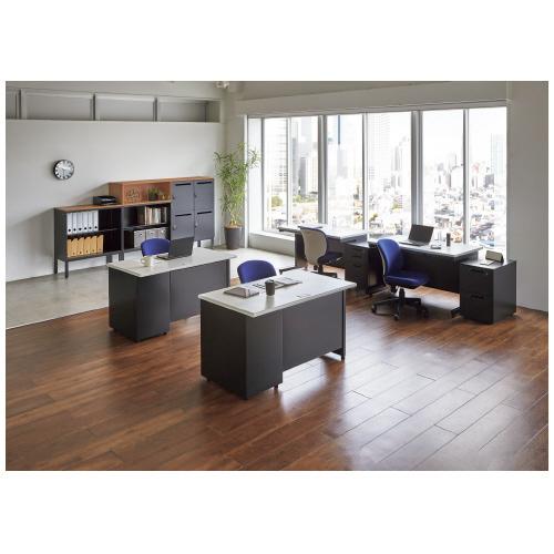 【JSシリーズ/W1400mm】　片袖机　JS-147D-3　W1400×D700×H700mm | PLUS | 06