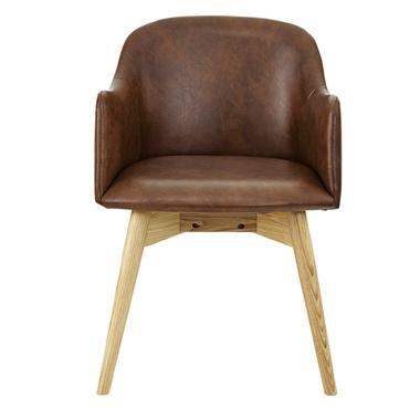 カラメリチェア　　KRM-010DB　W50×D55×H73×SH43cm |  | 01