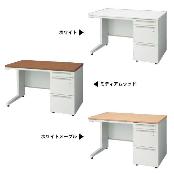 【UJシリーズ/W1000mm】 片袖机（シリンダー錠タイプ） UJ-107A-3 W1000×D700×H720mmの画像