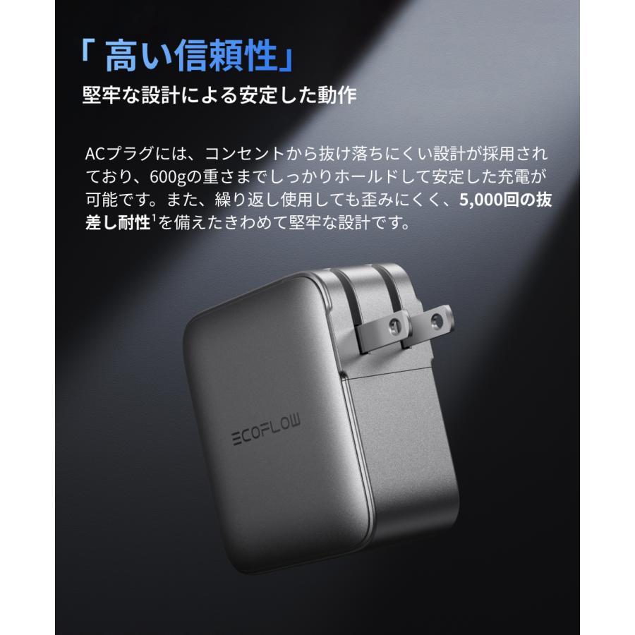 ECOFLOW EcoFlow Rapid 140WGaN急速充電器(4ボート)充電器 GaN