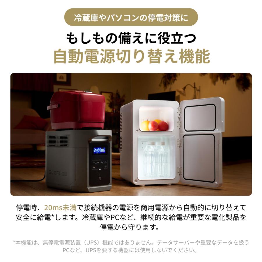 ECOFLOW ポータブル電源 大容量 DELTA 2 Max S 2048Wh + 800W
