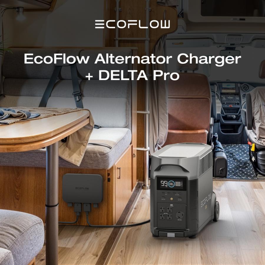 ECOFLOW EcoFlow 800W Alternator Charger 走行充電器+DELTA Pro