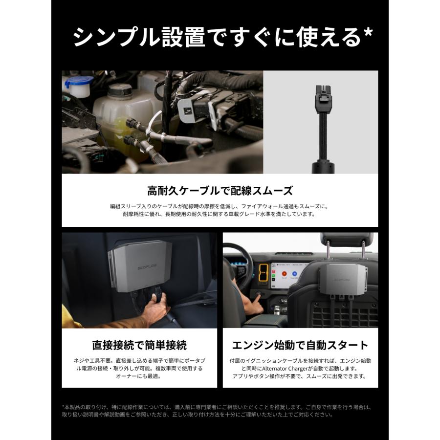 ECOFLOW 新発売！EcoFlow 1000W Alternator Charger 走行充電器