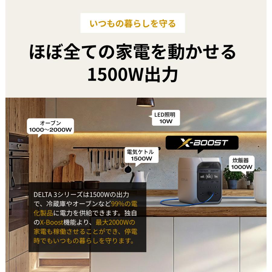 ECOFLOW ポータブル電源 大容量 EcoFlow DELTA 3 Plus 1024Wh 蓄電池