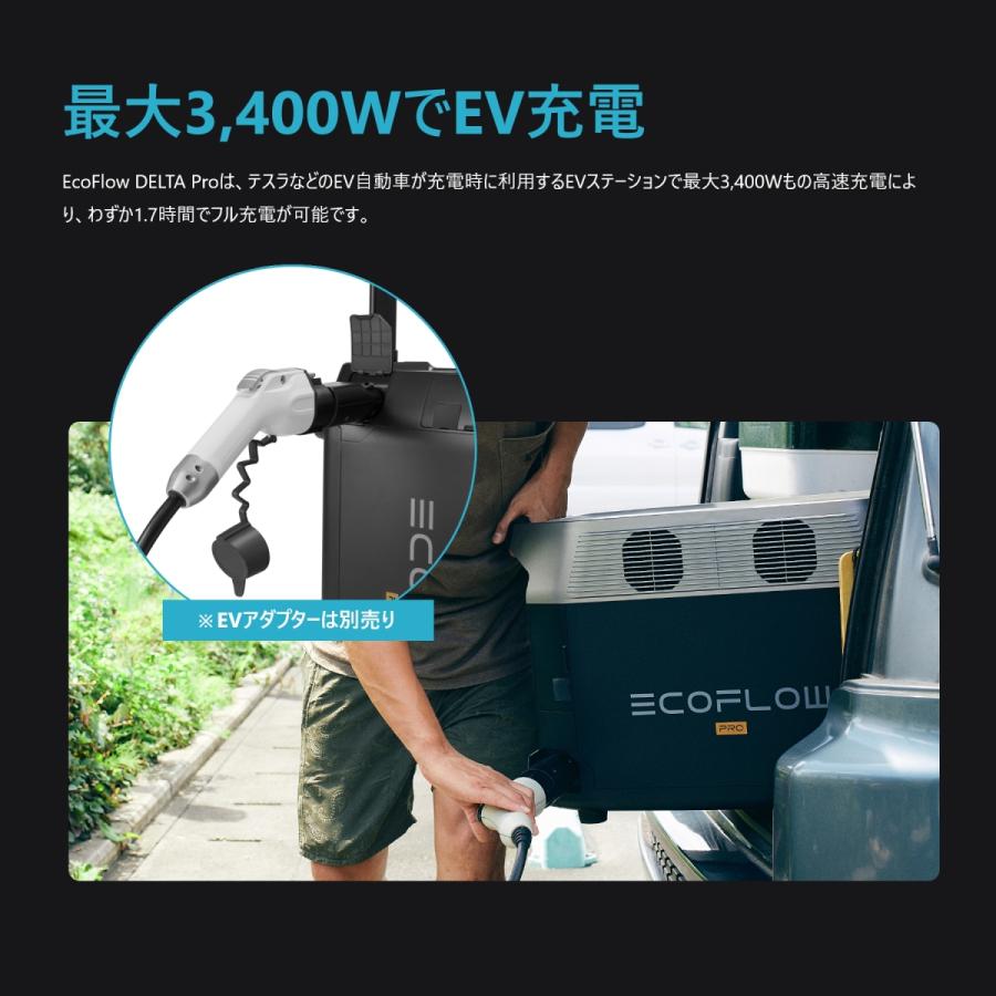 ECOFLOW ポータブル電源 大容量 リン酸鉄リチウム DELTA Pro ECOFLOW ポータブル電源 大容量 リン酸鉄リチウム DELTA Pro