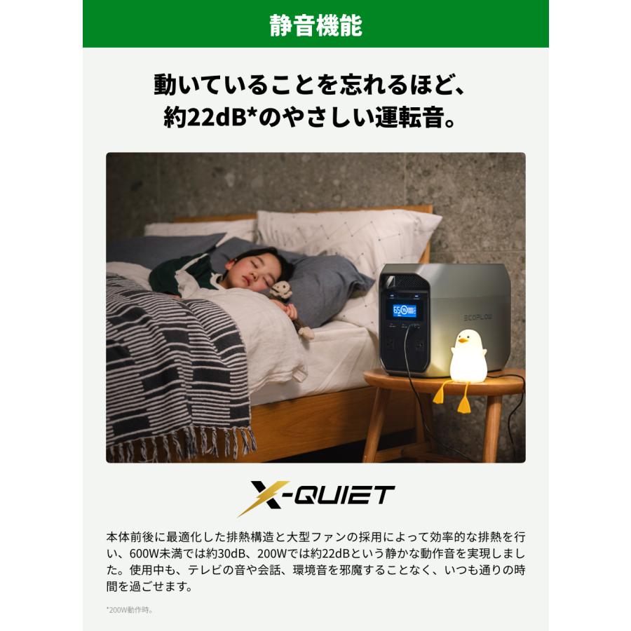 ECOFLOW 【*特典付き*7/14 0時まで 73,800円】新製品 ポータブル電源