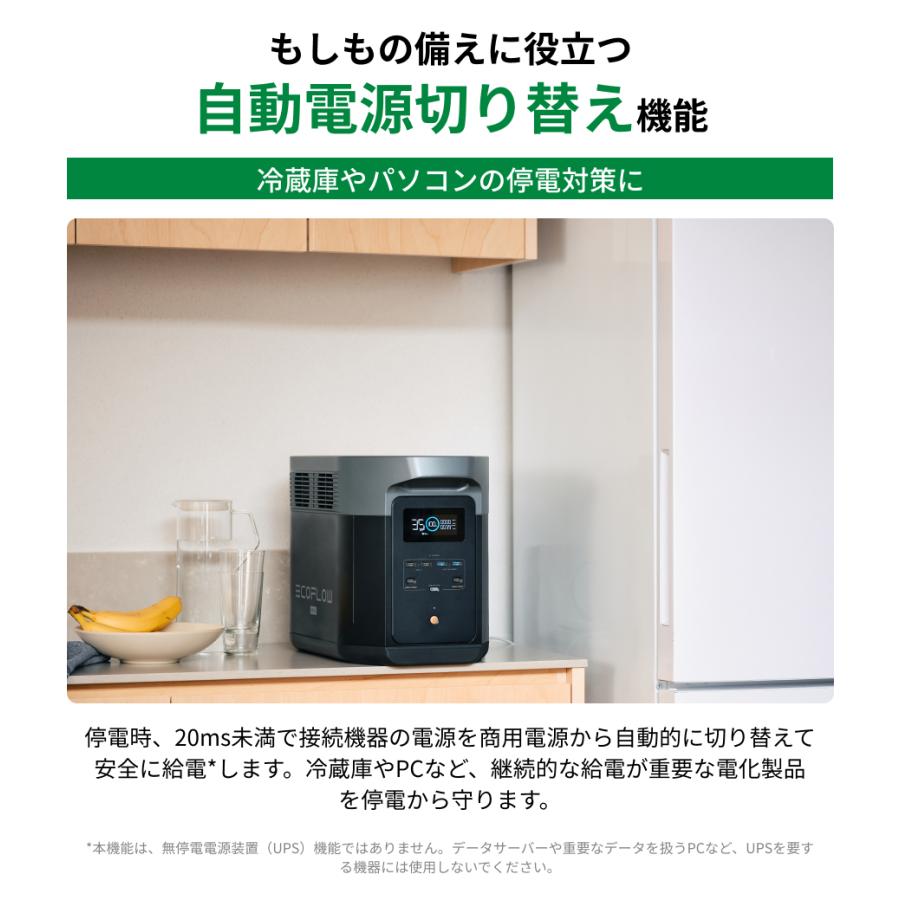 ECOFLOW 【6/3 0:00販売終了】ポータブル電源 大容量 DELTA 2 Max