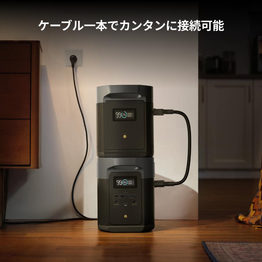 EcoFlow DELTA 2 Max 専用エクストラバッテリー 2048Wh エコフロー ポータブル電源 大容量 蓄電池 車中泊グッズ 防災グッズ 家庭用 EcoFlow DELTA 2 Max 専用エクストラバッテリー 2048Wh エコフロー ポータブル電源 大容量 蓄電池 車中泊グッズ 防災グッズ 家庭用