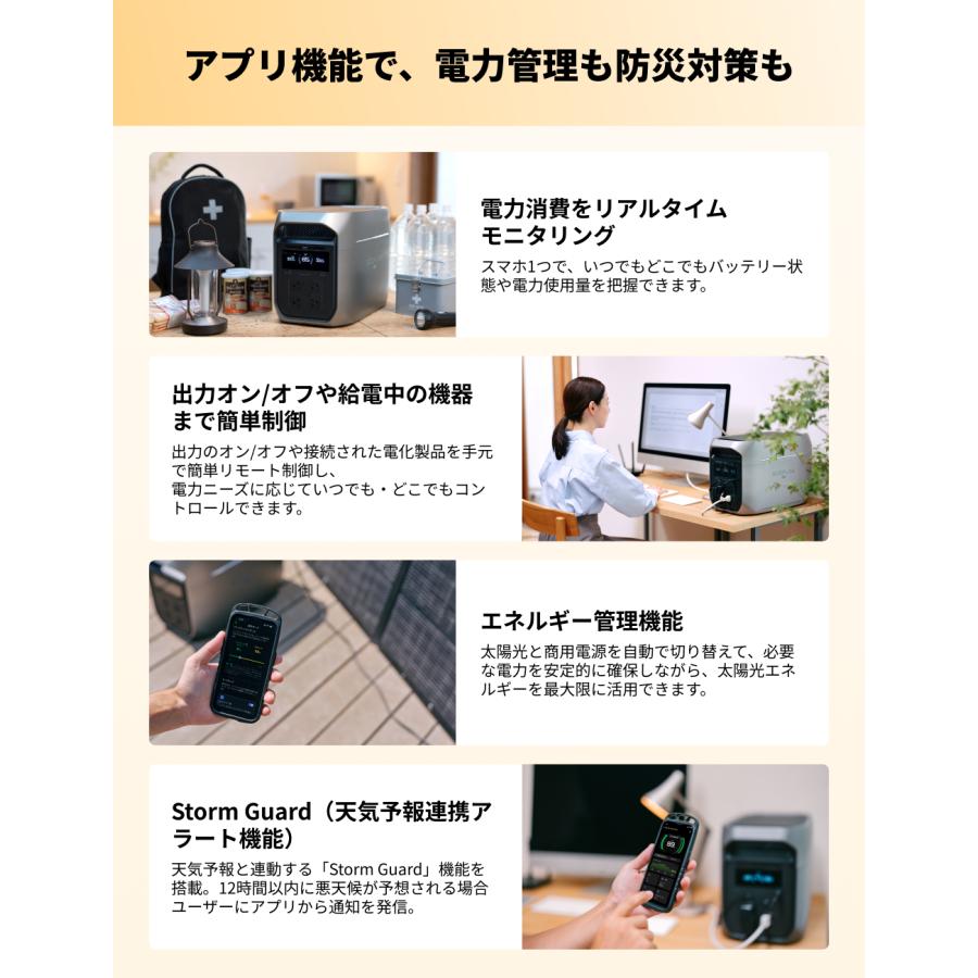 ECOFLOW ポータブル電源 大容量 DELTA 3 Max 2048Wh + 600W Alternator
