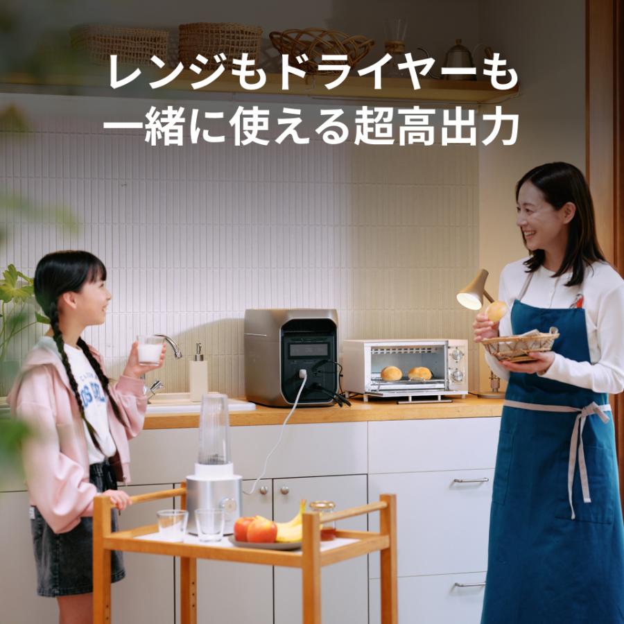 【9/11~9/13限定 158000円 さらにボーナス+4%】ポータブル電源 大容量 DELTA 3 Max Plus 2048Wh バッテリー キャンプ 防災グッズ 蓄電池 EcoFlow エコフロー | ECOFLOW | 03