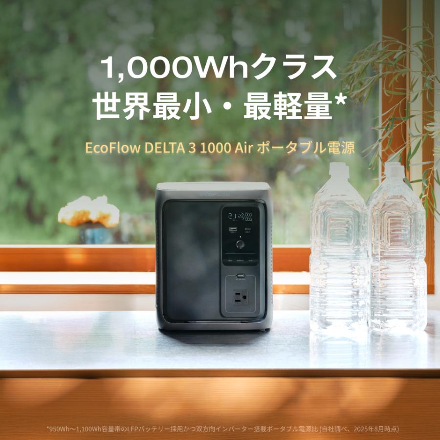 ECOFLOW 【プレゼント付き】新発売！EcoFlow ポータブル電源 DELTA 3