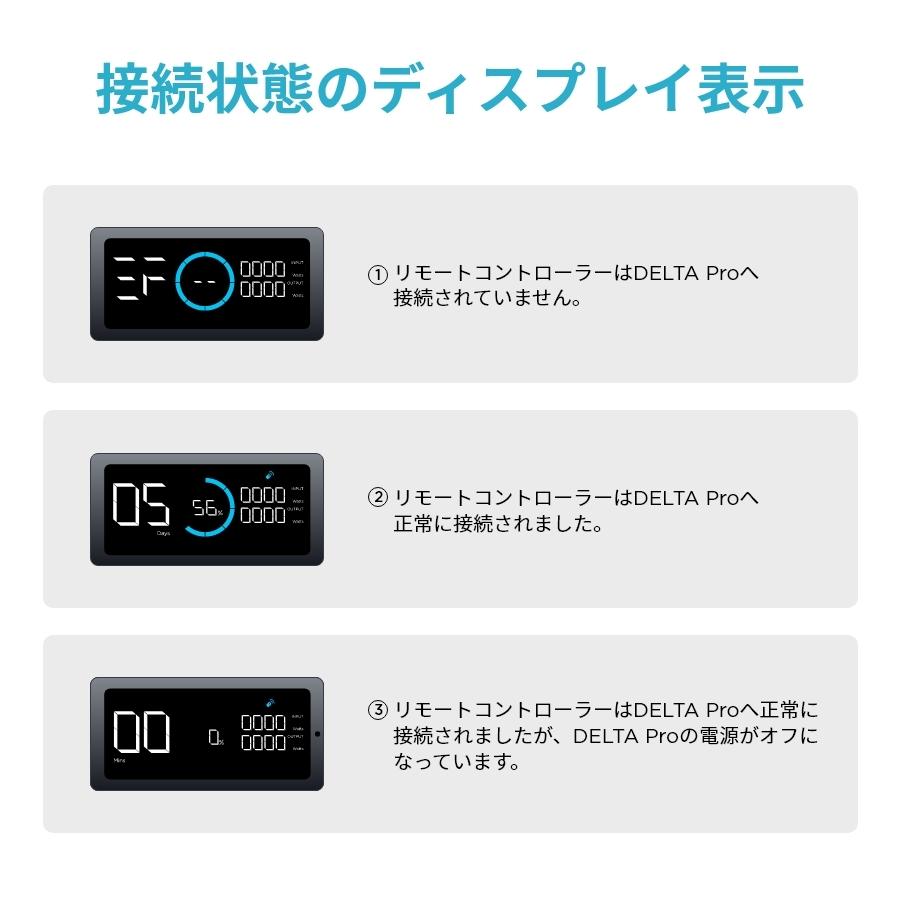 ECOFLOW EcoFlow DELTA Pro専用 リモートコントローラー ECOFLOW EcoFlow DELTA Pro専用 リモートコントローラー