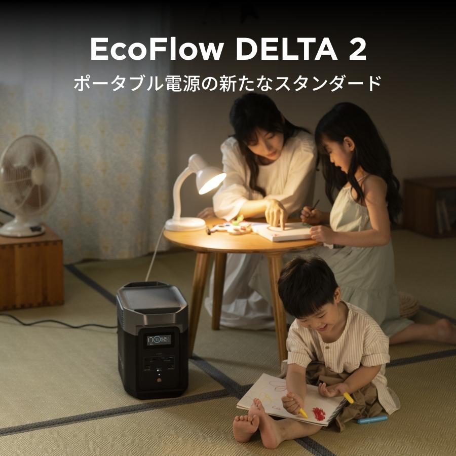 ECOFLOW ポータブル電源 ソーラーパネル セット リン酸鉄 DELTA 2 +
