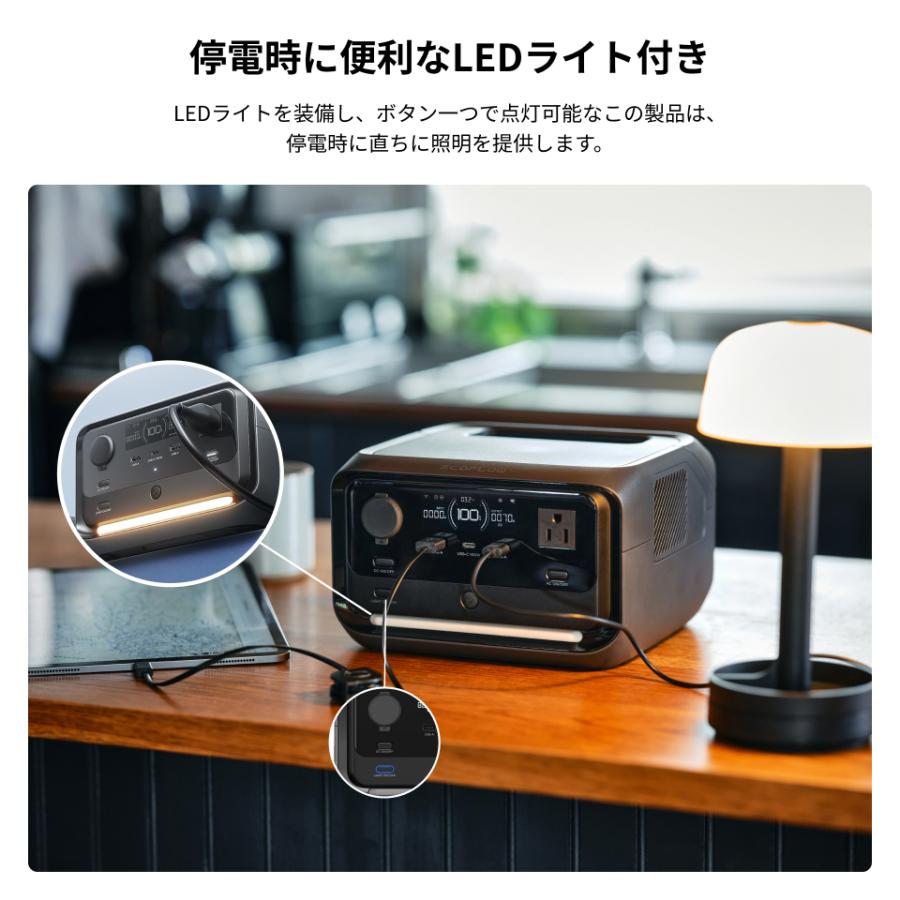 ECOFLOW ポータブル電源 ソーラーパネル セット EcoFlow RIVER 3 MAX