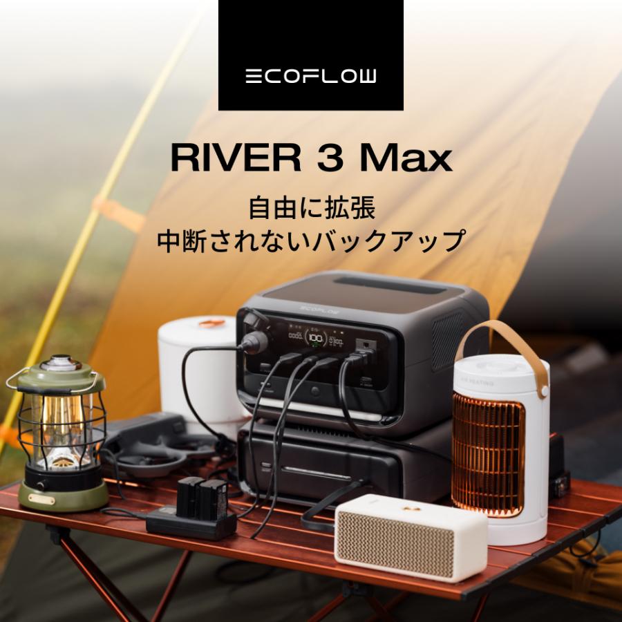 ECOFLOW EcoFlow ポータブル電源 ソーラーパネル セット RIVER 3
