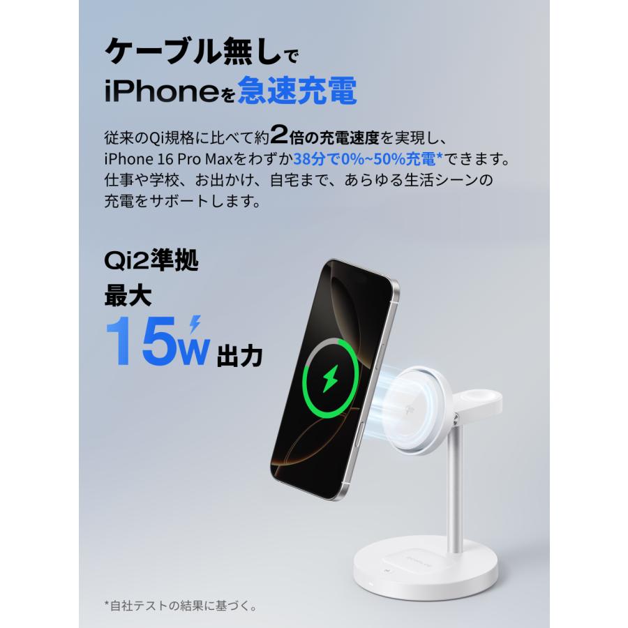 ECOFLOW EcoFlow RAPID Mag 3-in-1 ワイアレス充電ステーション