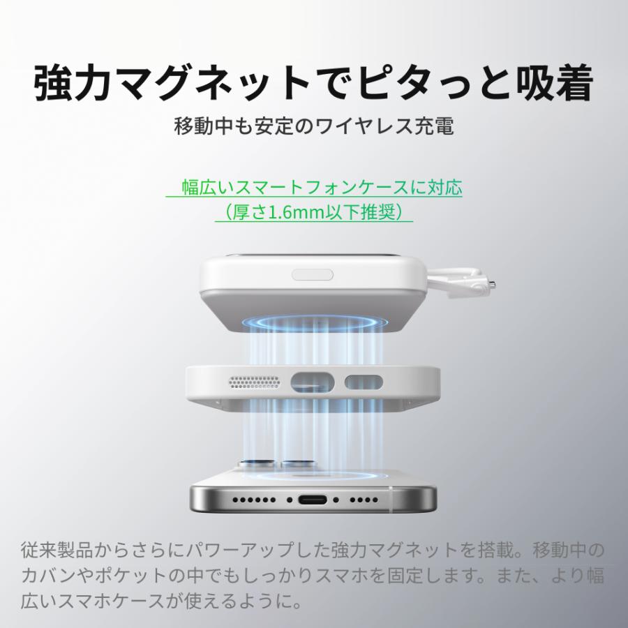 ECOFLOW Qi2.2 25Wワイヤレス充電対応 EcoFlow RAPID Mag Power Bank