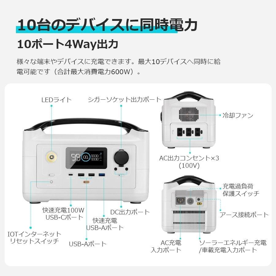 【時間限定23%OFFセット】ポータブル電源 EcoFlow RIVER Plus 360Wh＋専用エクストラバッテリー360Wh＝720Wh大容量 エコフロー | ECOFLOW | 08