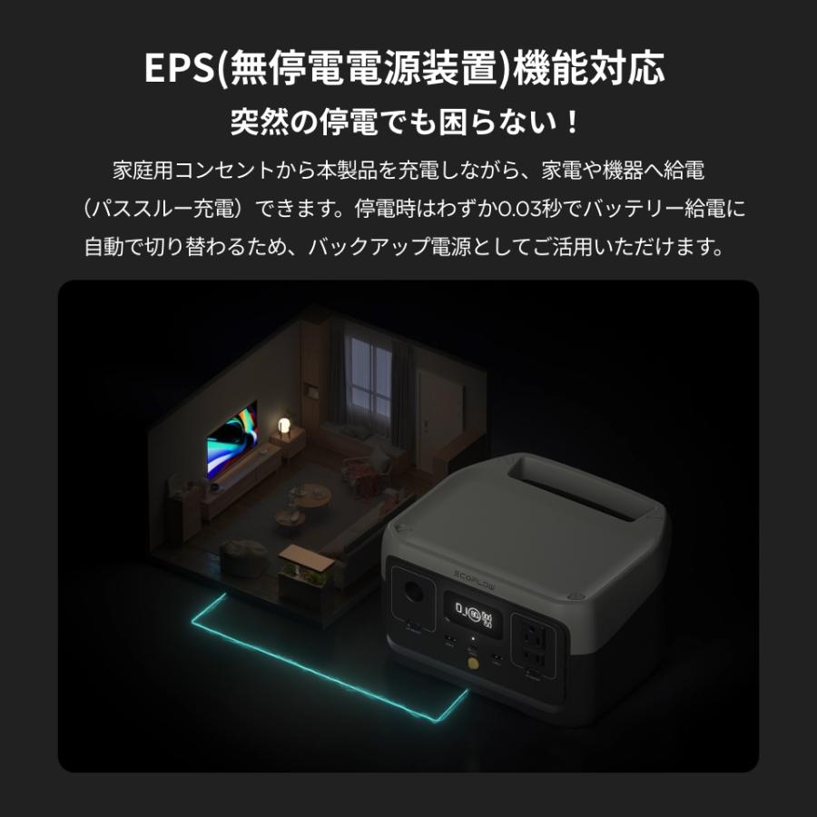 ECOFLOW ポータブル電源 ソーラーパネル セット リン酸鉄 RIVER 2