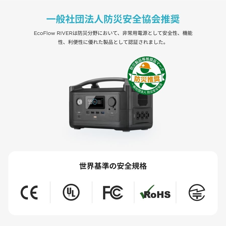 ポータブル電源 小型 RIVER 288Wh/80,000mAh 蓄電池 家庭用 バッテリー