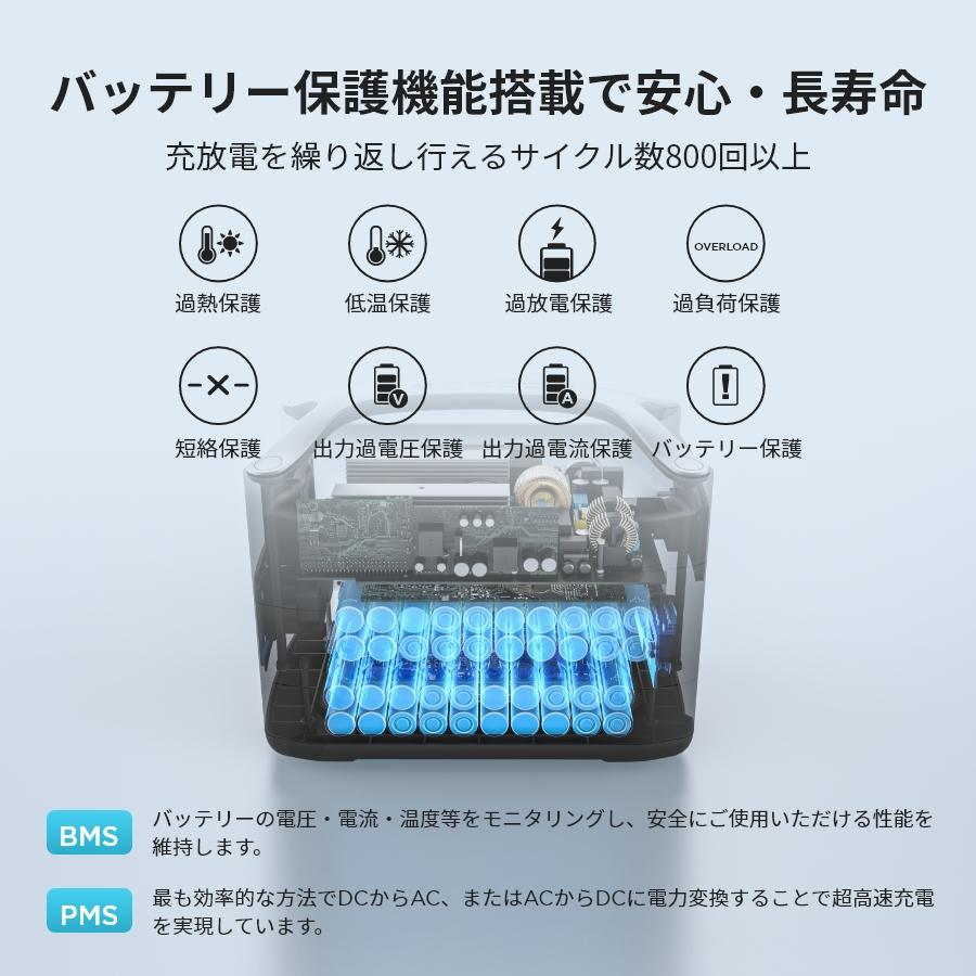 ポータブル電源 大容量   蓄電池 家庭用 発電機