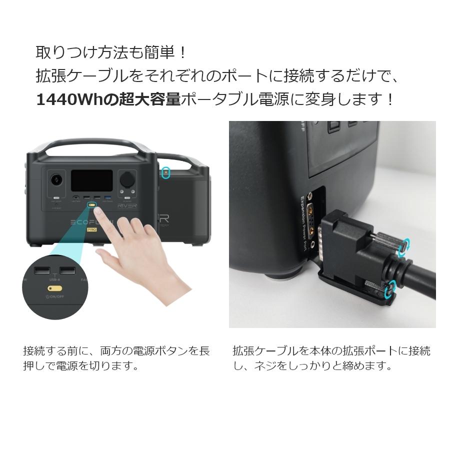 EcoFlow RIVER Pro 専用 エクストラバッテリー | エコフロー リバー 