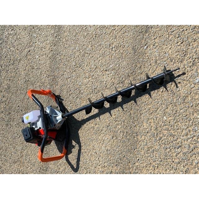 エンジン穴掘り機　お好きなサイズドリル1本付き エンジンオーガ　52CC  くい打ち、植樹、種まき、木の根っこを掘る 新品　送料無料ｙ |  | 03