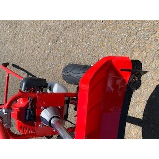 タイヤ付エンジン草刈機 手押し草刈り機 らくらく作業 軽快 42.7cc 