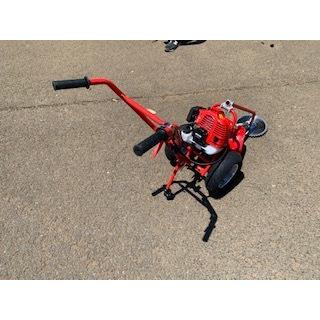 最強42.7cc！手押しタイヤ付エンジン草刈機◆新品おまけ付◆らくらく作業◎ タイヤ付エンジン草刈機 手押し草刈り機 らくらく作業 軽快 42.7cc