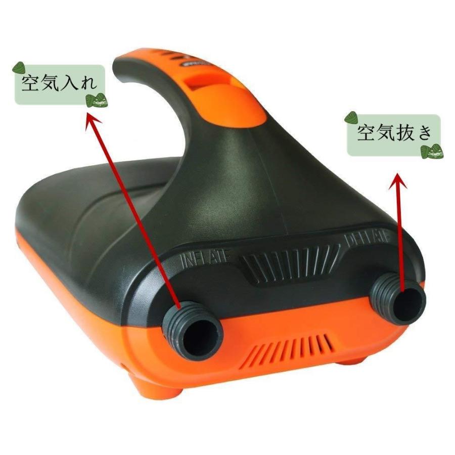 電動エアーポンプ DC12V 空気入れ&空気抜き 両対応 20psiまで 自動停止機能搭載 真空ポンプ SUP 新品_3