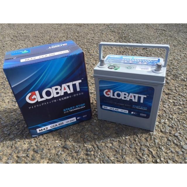 M42L　アイドリングストップ車　GLOBATT EFB M42L B19/20互換　新品 | 