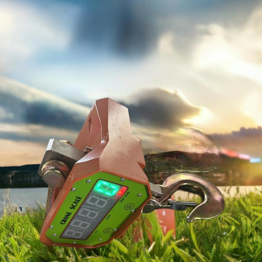 送料無料　充電式 デジタルクレーンスケール 吊秤 3トン 3000kg 3ｔ クレーンスケール 吊りはかり 計量 はかり リモコン付き!! 業者 即納　ｙ_3