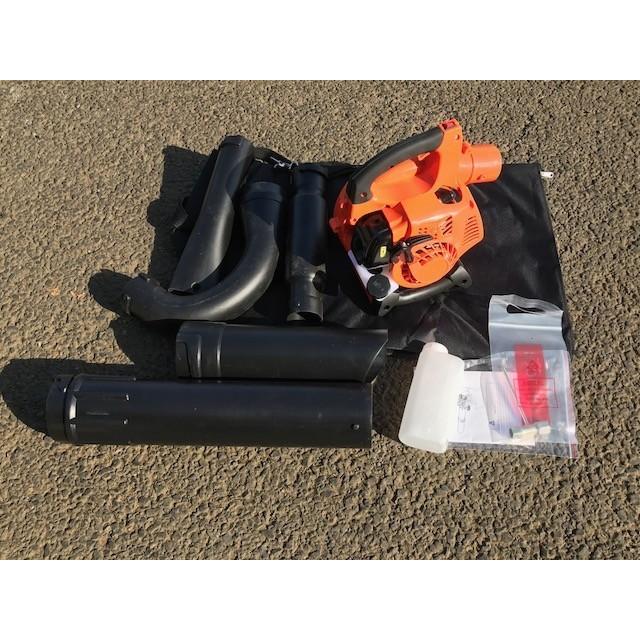 1台2役 エンジンブロワー バキューム 排気量25.4cc 落ち葉掃除機